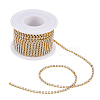 Brass Rhinestone Strass Chains CHC-T001-SS10-01C-6