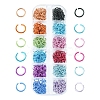 600Pcs 12 Colors Aluminum Wire Open Jump Ring Sets DIY-FS0004-14-1