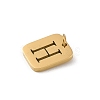 304 Stainless Steel Charms LS-STAS-R001-01G-H-2