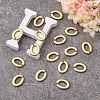 Opaque Spray Painted Acrylic Linking Rings LS-OACR-S021-27A-B01-4