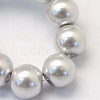 Baking Paint Pearlized Glass Pearl Round Bead Strands X-HY-Q003-4mm-62-3
