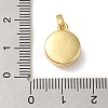 Rack Plating Brass with Synthetic Opal Pendants KK-S370-06G-02-3