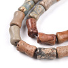 Natural Aqua Terra Jasper Beads Strands G-T140-93-3