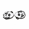 Rack Plating Alloy Enamel Pendants X-FIND-G054-20EB-01-2