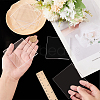 12Pcs Acrylic Display Pedestals ODIS-FG0002-17-3