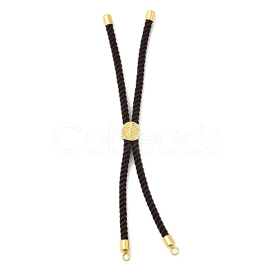 Twisted Nylon Cord Silder Bracelets DIY-B066-03G-08-1