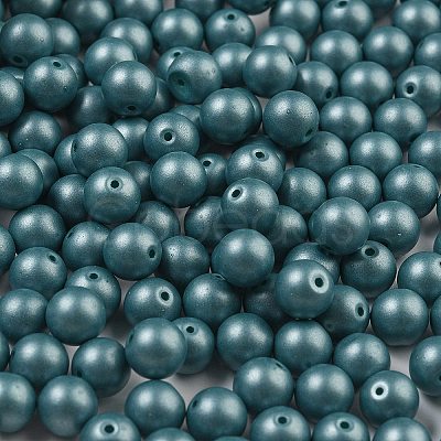 Baking Paint 3/0 Glass Seed Beads SEED-A034-02B-1