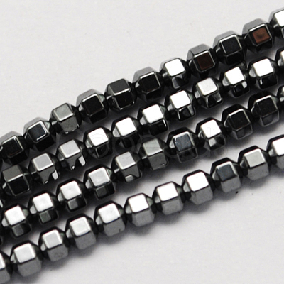 Non-magnetic Synthetic Hematite Beads Strands G-Q895-18-1