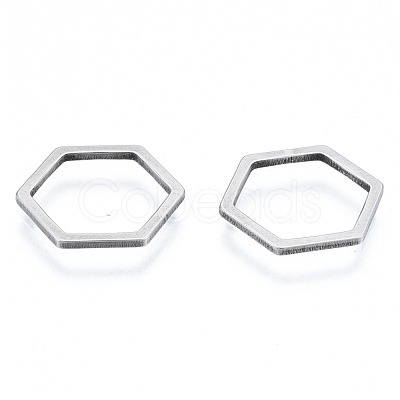 Non-Tarnish 201 Stainless Steel Linking Rings STAS-N090-T03-1-1
