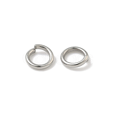 Tarnish Resistant 304 Stainless Steel Open Jump Rings STAS-E067-07-6mm-1
