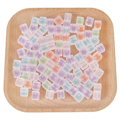 110Pcs Transparent Acrylic Beads OACR-PA0001-94-1