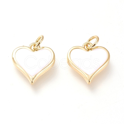 Real 18K Gold Plated Brass Charms X-KK-L006-019A-1