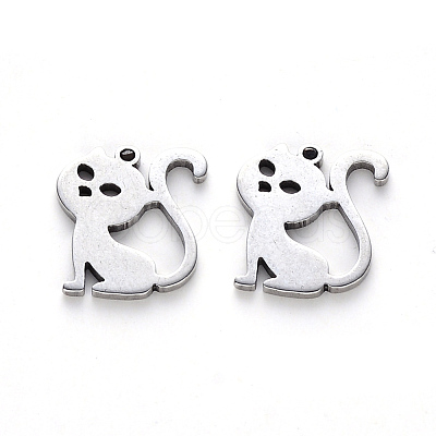 Tarnish Resistant 304 Stainless Steel Charms X-STAS-N092-69-1