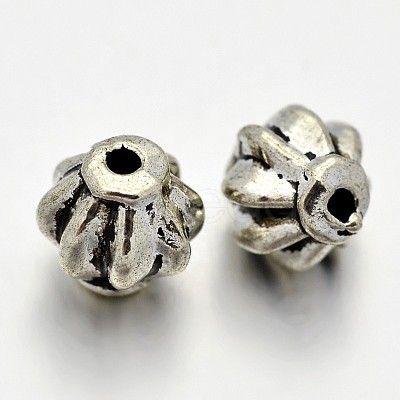 Tibetan Style Alloy Lantern Beads PALLOY-E381-20AS-NR-1