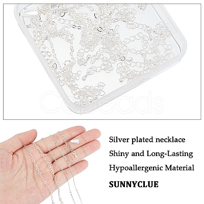 SUNNYCLUE DIY Necklace Making Finding Kit KK-SC0004-91-1