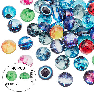 Glass Cabochons GGLA-AR0001-02A-1