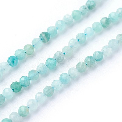 Natural Amazonite Beads Strands G-F619-26-3mm-1