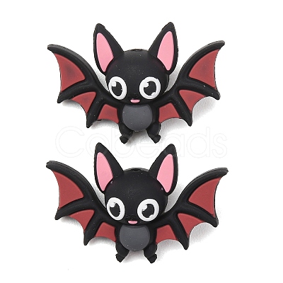 Halloween Silicone Focal Beads SL-CBADC51-06-1