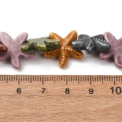 Vintage Handmade Porcelain Beads Strands PR-CBAA37B-03F-1