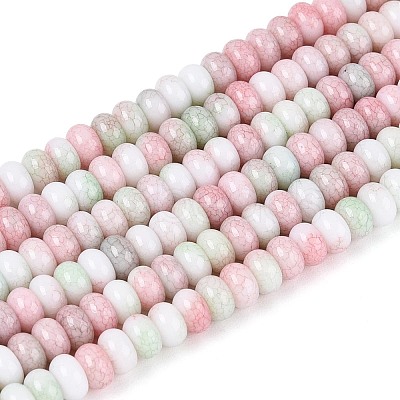 Ombre Effect Dyed Glass Beads Strands LS-GLAA-T030-07A-02-1
