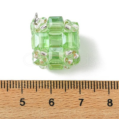 Glass Pendants PALLOY-MZ01350-02-1