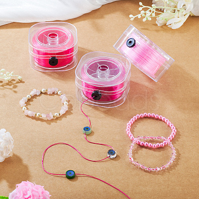 3 Boxes 3 Colors Flat Elastic Crystal String EW-TA0001-12A-1