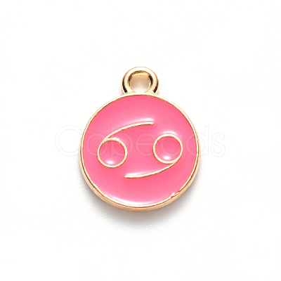 Alloy Enamel Pendants ENAM-S124-01A-03D-1