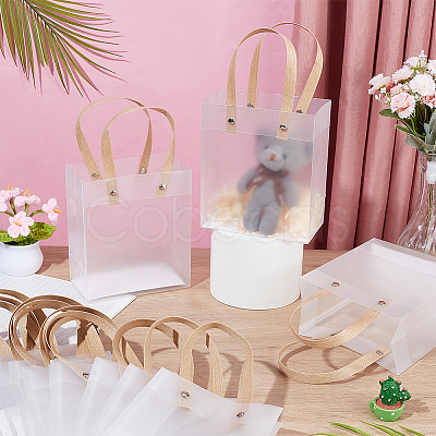 Plastic Packaging Gift Tote Bags ABAG-WH0046-48C-1