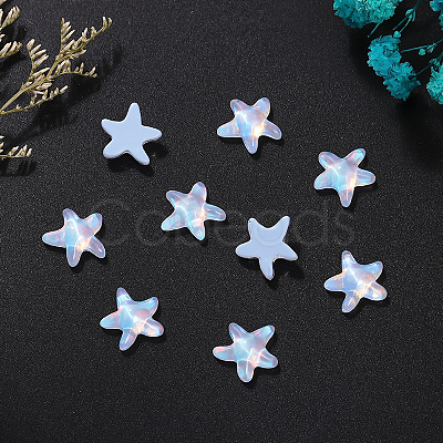 Starfish Glass Cabochons PW-WG37A61-02-1
