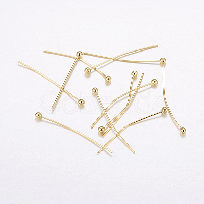 Brass Ball Head Pins X-KK-F714-07G-B-1