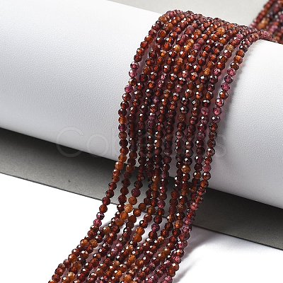 Natural Garnet Beads Strands G-H079-A01-01A-1
