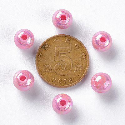 Opaque Acrylic Beads X-MACR-S370-D8mm-A02-1