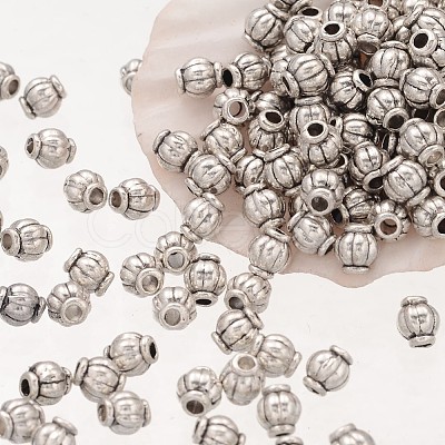 Barrel Tibetan Silver Spacer Beads LS-A575-NF-1