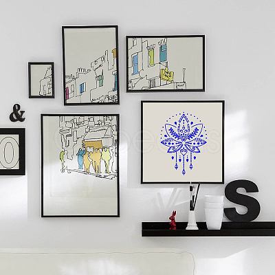 PET Plastic Drawing Painting Stencils Templates DIY-WH0284-008-1