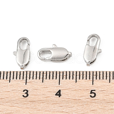SHEGRACE Brass Lobster Claw Clasps XGR0006P-07P-1