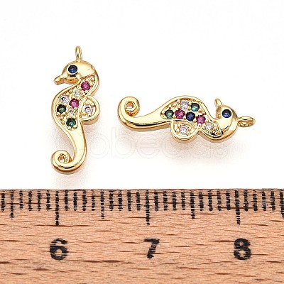 Brass Micro Pave Cubic Zirconia Pendants X1-KK-N261-16G-1
