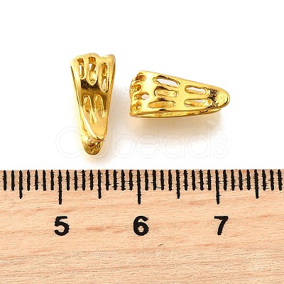 Hollow Brass Snap on Bails KK-XCP0002-07G-1
