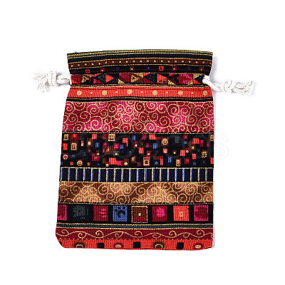 Ethnic Style Cotton & Linen Storage Bags ABAG-N008-7x9-B01-1