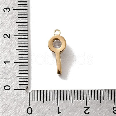 304 Stainless Steel Pendants STAS-B102-06A-G-1