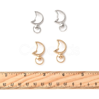 40Pcs 2 Colors Alloy Swivel Snap Hook Clasps FIND-FS0004-73A-1