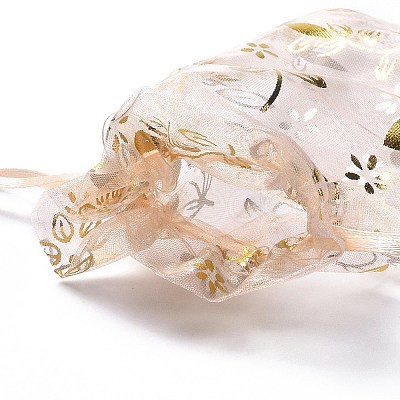 Organza Drawstring Jewelry Pouches OP-I001-A09-1
