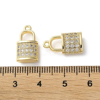 Brass Micro Pave Cubic Zirconia Pendants X1-KK-F872-16G-02-1