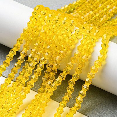 Transparent Glass Beads Strands GLAA-F029-2mm-22-1