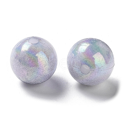 Two Tone Opaque Acrylic Beads LS-SACR-P024-01B-W11-1