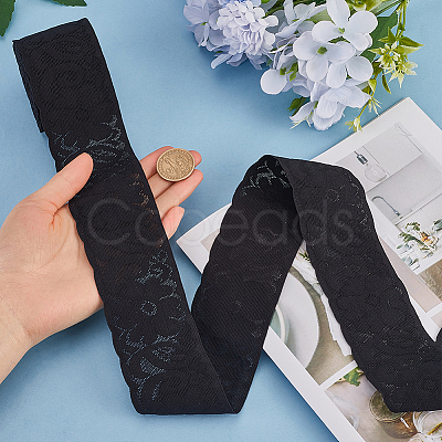 6.25M Nylon Elastic Lace Trim OCOR-GF0003-77B-1