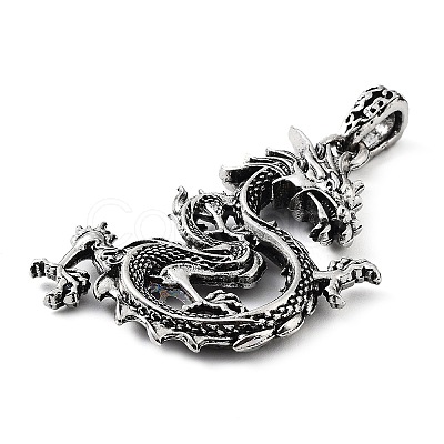 Tibetan Style Alloy Pendants TIBE-L012-039AS-04-1