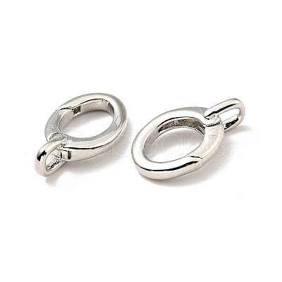 Brass Spring Gate Rings X-KK-G416-59P-1