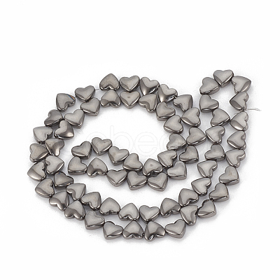Electroplate Non-magnetic Synthetic Hematite Beads Strands X-G-T061-101I-1