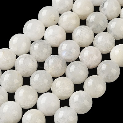 Natural Rainbow Moonstone Beads Strands G-D107-01A-1