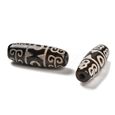 Tibetan Style dZi Beads TDZI-R002-02A-1